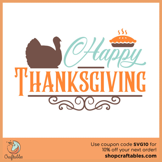 Free Happy Thanksgiving SVG Cut File