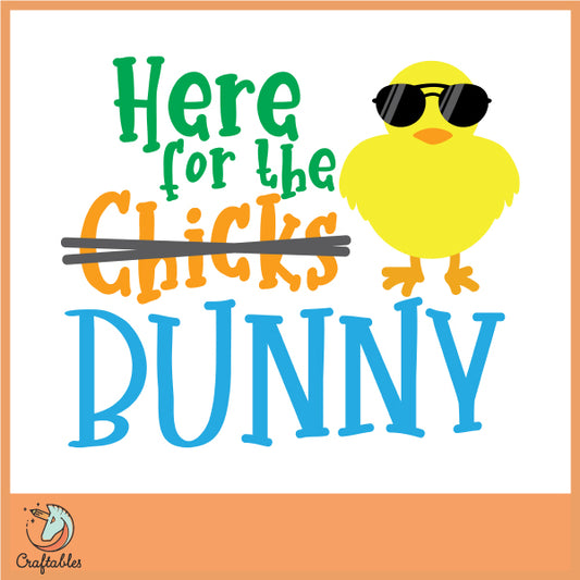 Free Here for the Bunny SVG Cut File