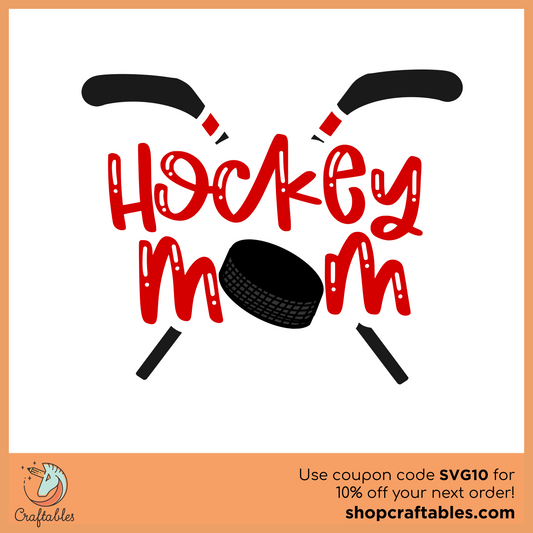 Free Hockey Mom SVG Cut File