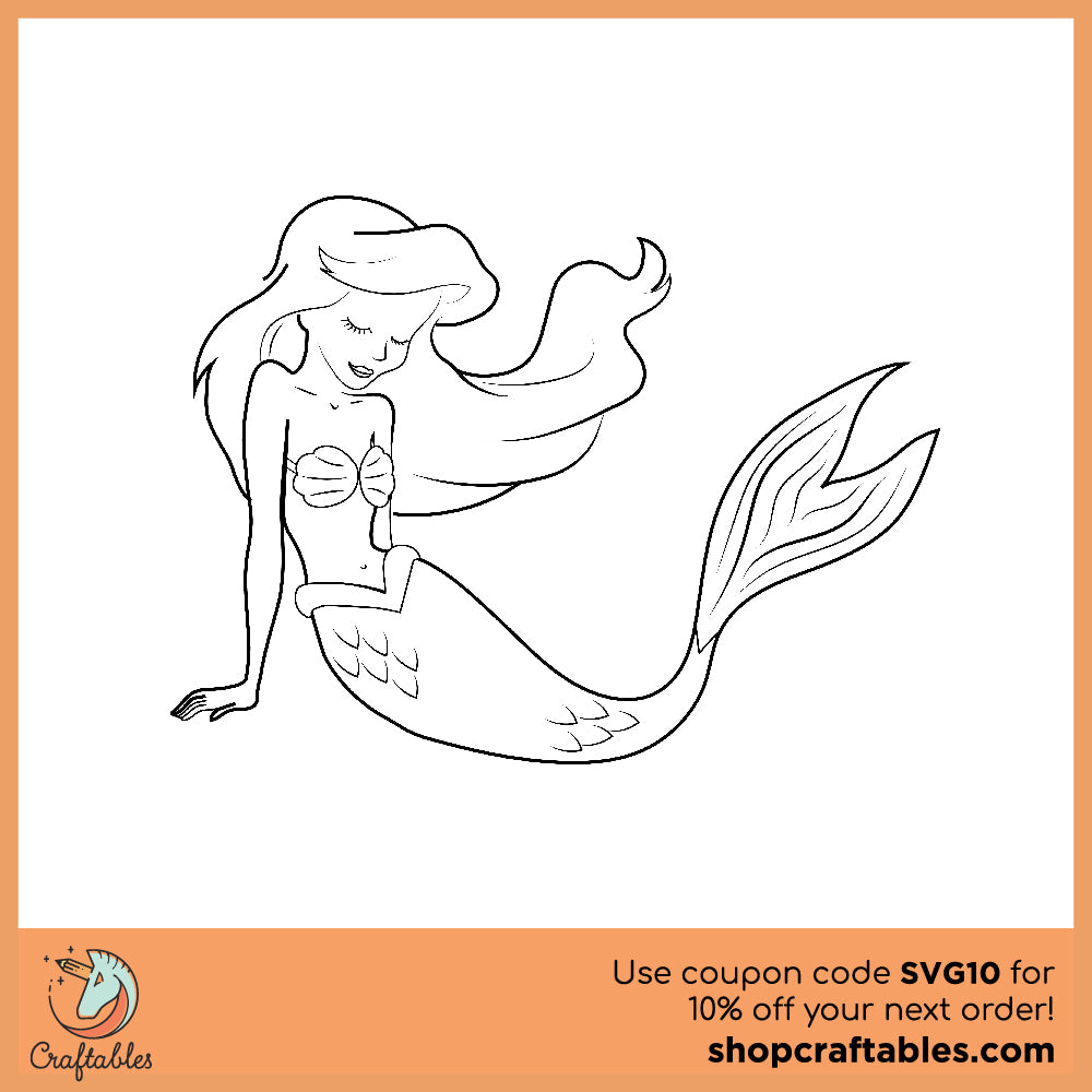 Free Mermaids Make Waves SVG Cut File for Cricut, Silhouette, Illustrator, inkscape, t shirts