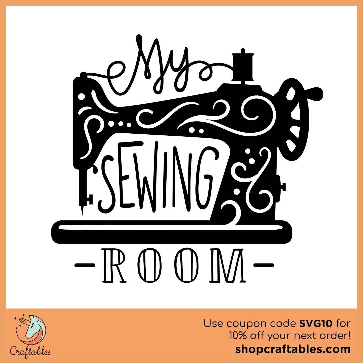 Free My Sewing Room SVG Cut File