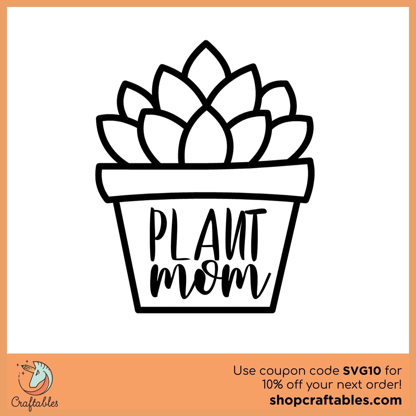 Free Plant-Mom SVG Cut File