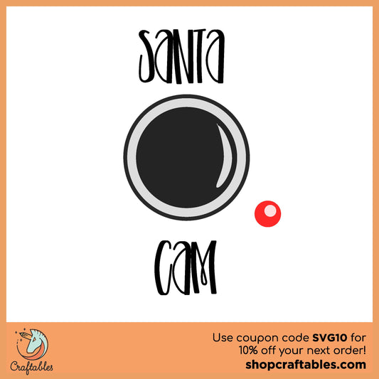 Free Santa Cam SVG Cut File