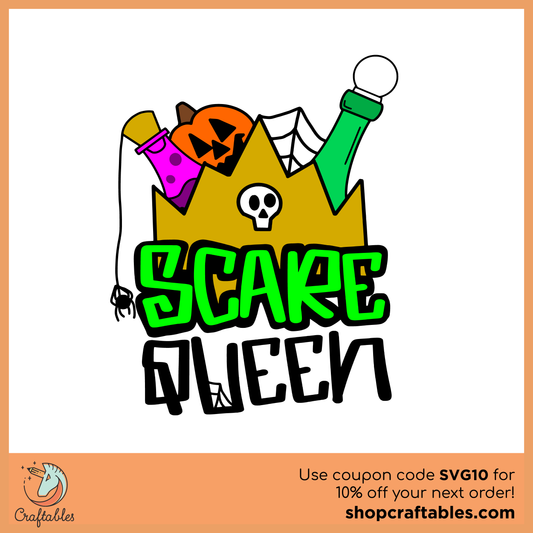 Free Scare Queen SVG Cut File