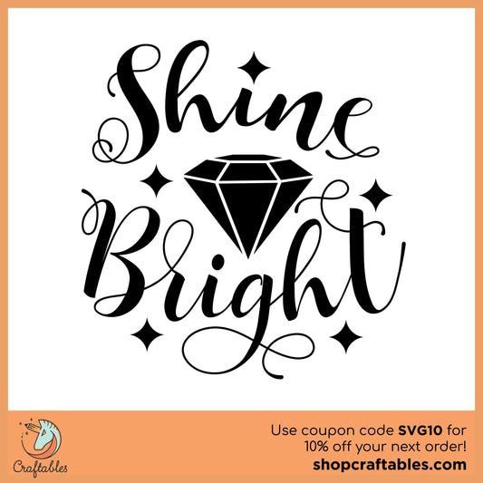 Free Shine Bright SVG Cut File