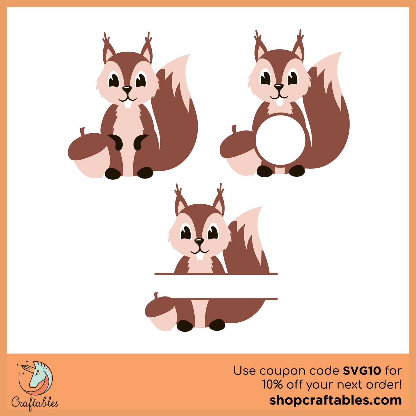 Free Squirrel SVG Cut File