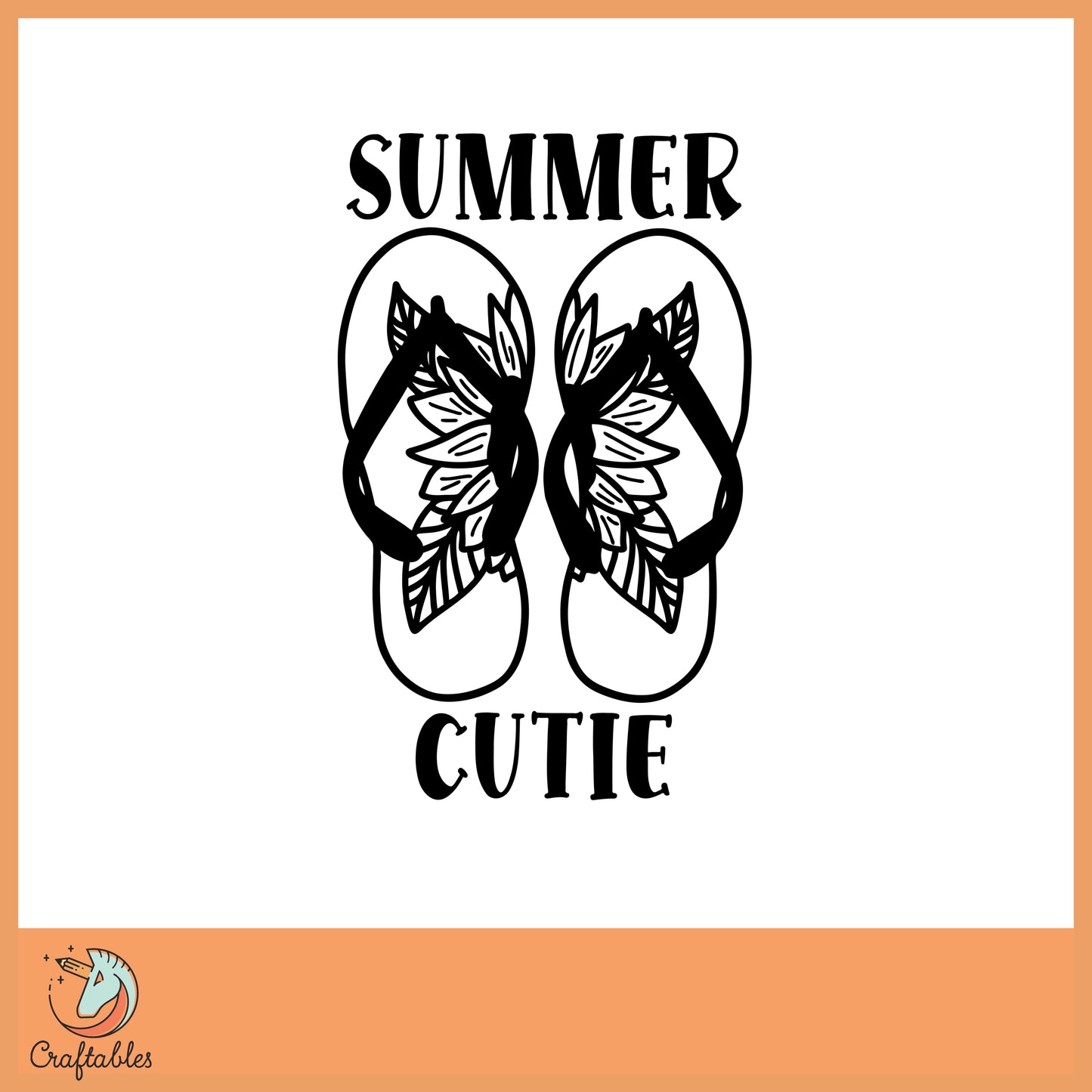 Free Summer Cutie SVG Cut File