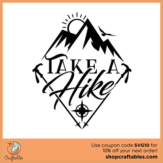 Free Take a Hike SVG Cut File