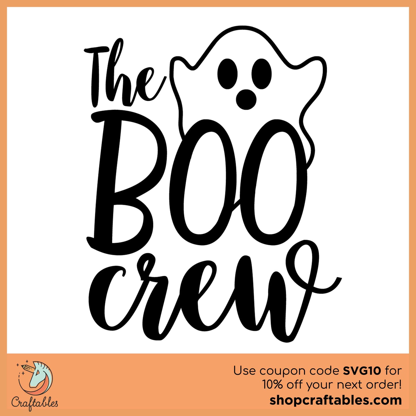 Free The Boo Crew SVG Cut File