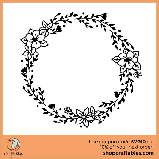 Free Wreath SVG Cut File